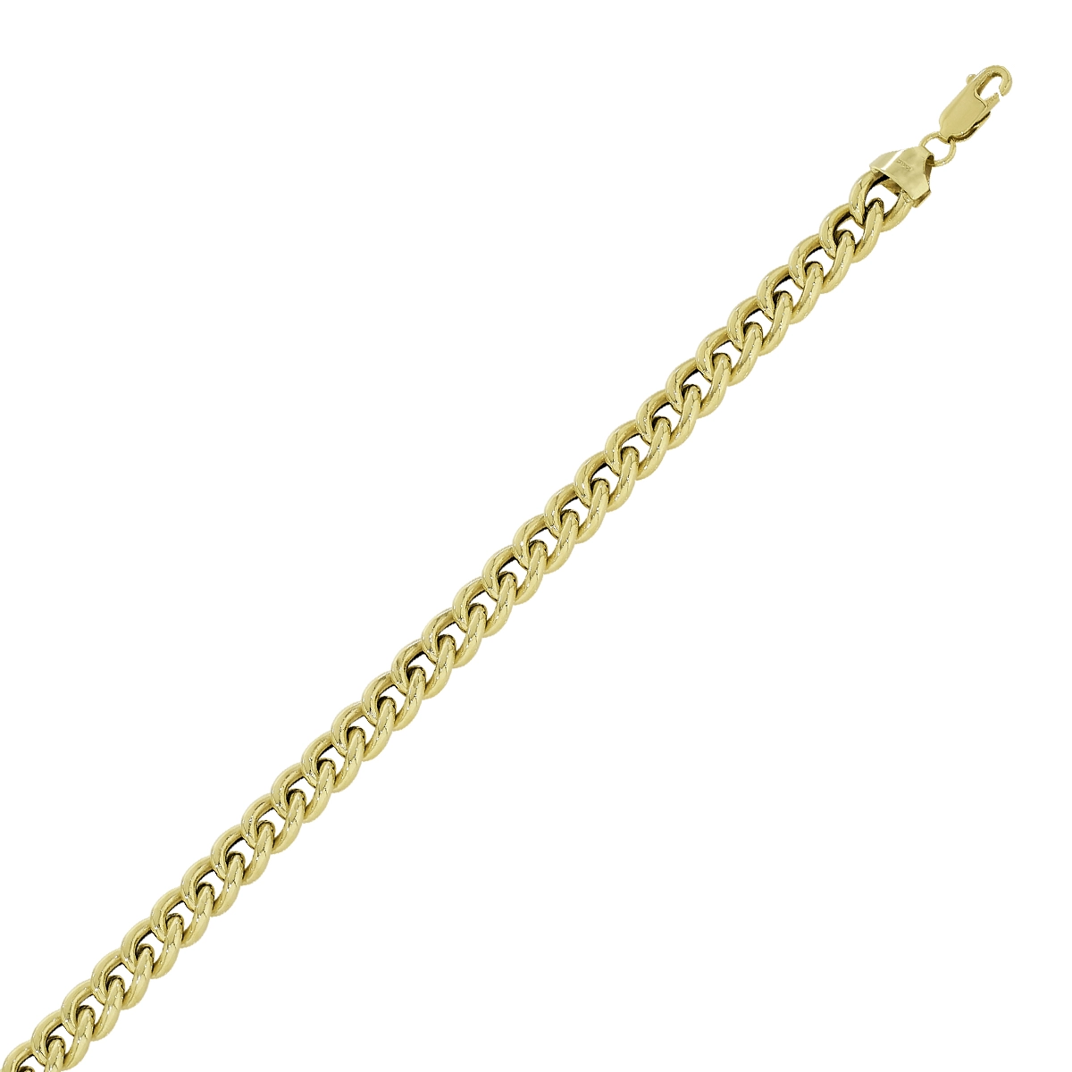 Pulsera en oro amarillo de 18 Kilates, 19 cm. de largo, 7.50 mm. de ancho