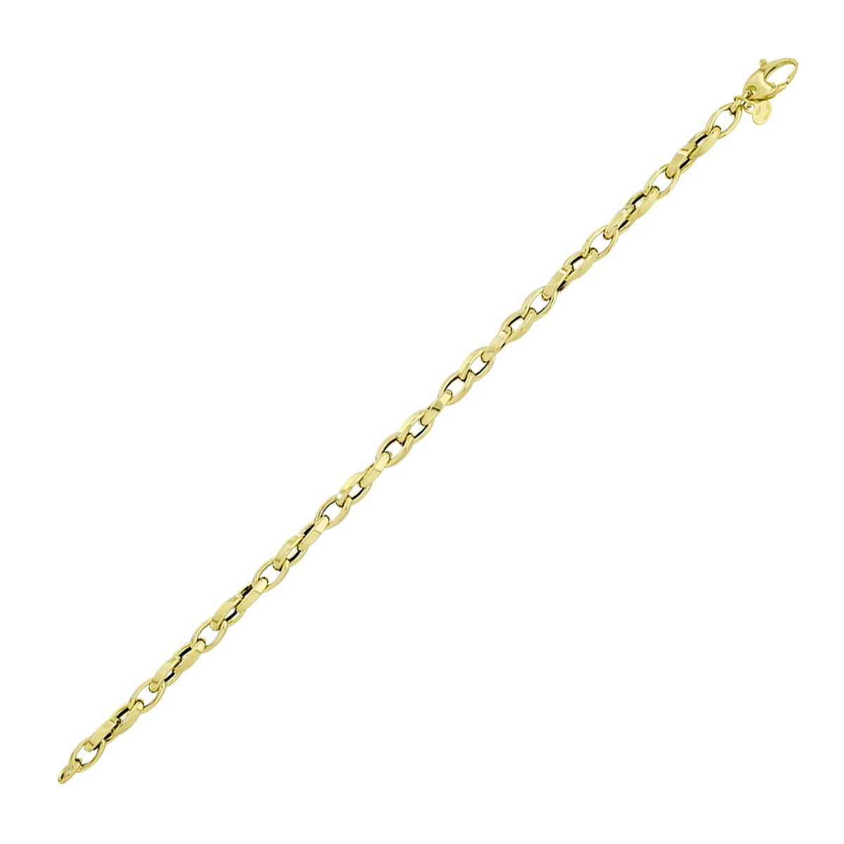 Pulsera en oro amarillo de 18 Kilates, 18 cm. de largo, 4.50 mm. de ancho