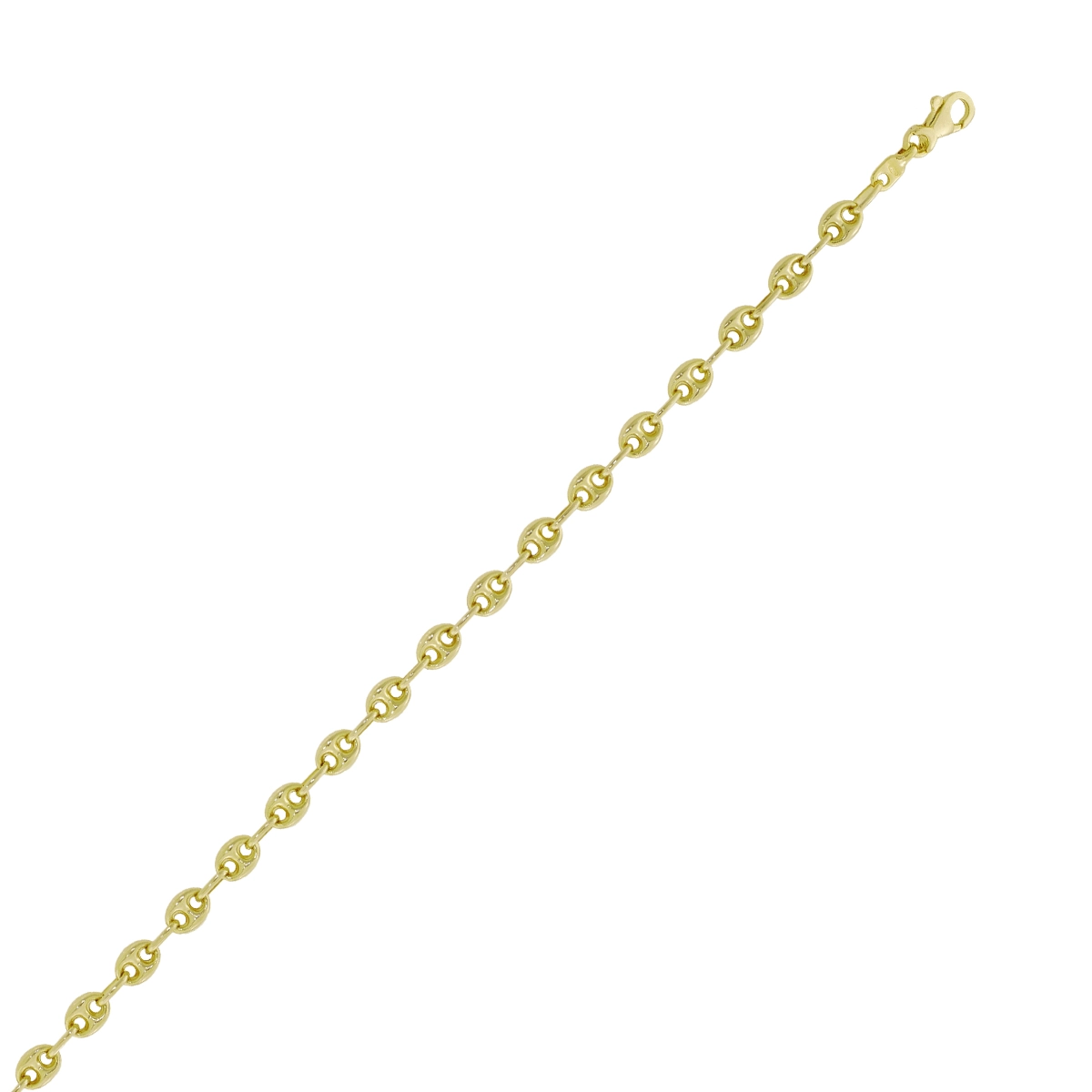 Pulsera en oro amarillo de 18 Kilates, 18 cm. de largo, 4.50 mm. de ancho