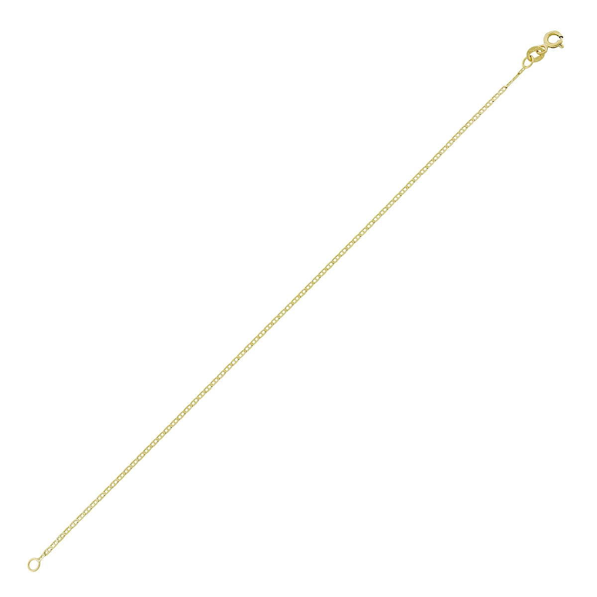 Pulsera en oro amarillo de 18 Kilates, 19 cm. de largo, 1.50 mm. de ancho