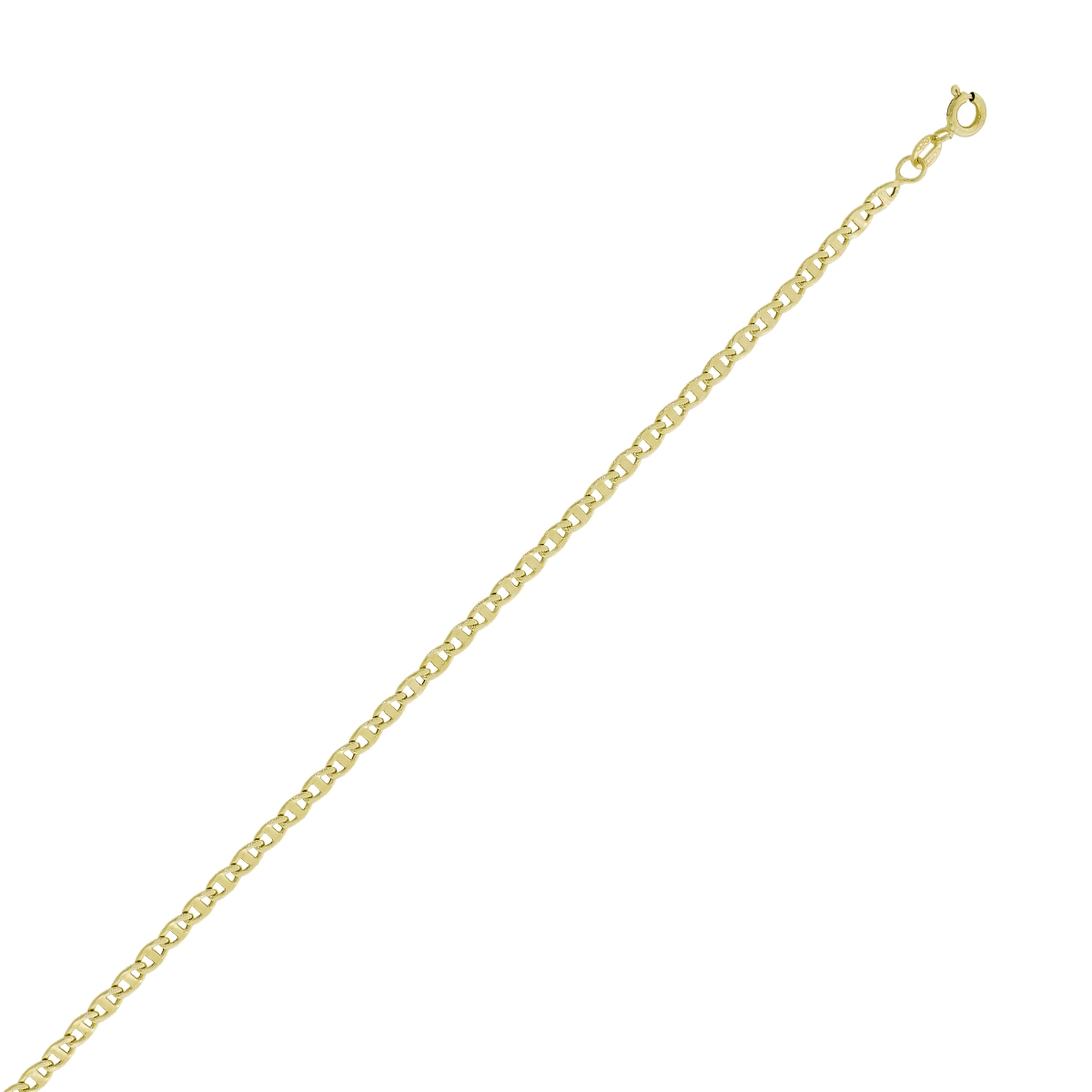 Pulsera en oro amarillo de 18 Kilates, 19 cm. de largo, 3.50 mm. de ancho