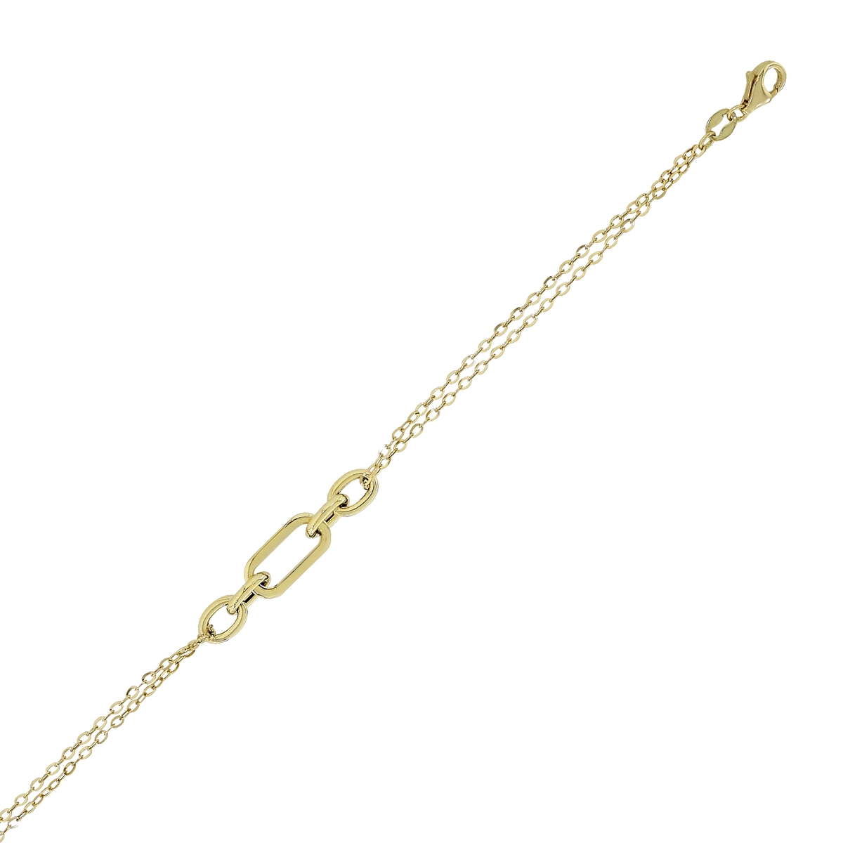 Pulsera en oro amarillo de 18 Kilates, 18 cm. de largo, 1.50 mm. de ancho