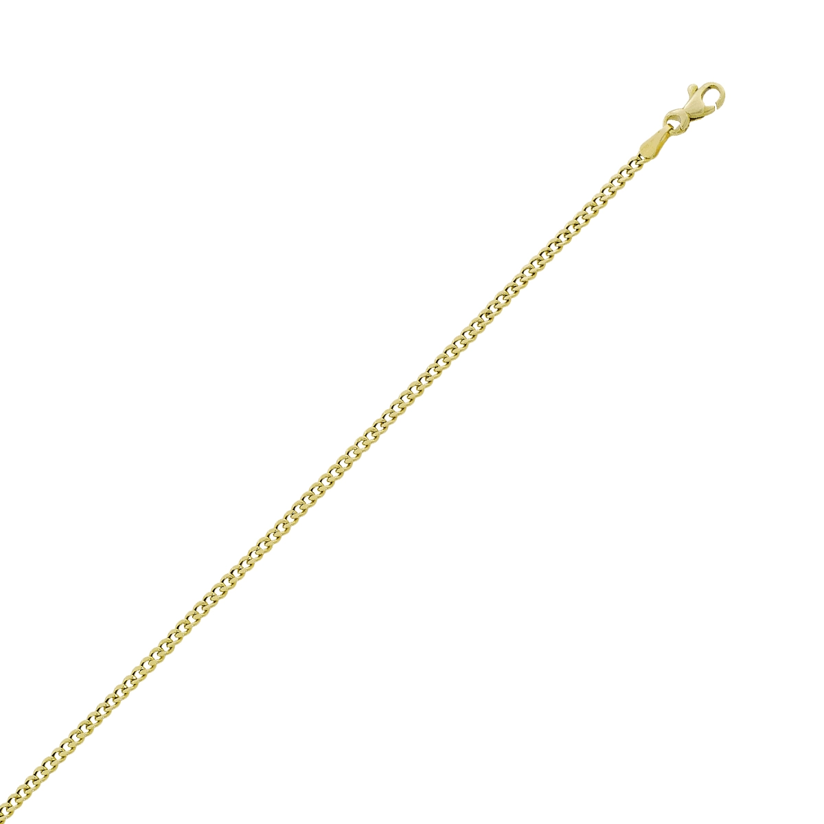 Pulsera en oro amarillo de 18 Kilates, 19 cm. de largo, 2.20 mm. de ancho