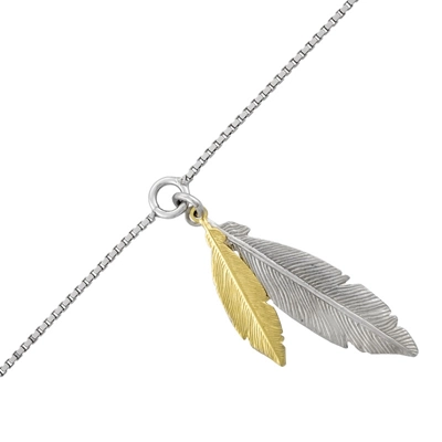 Pulsera de plumas en plata Ley 925 - Colección Sueños