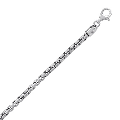 Pulsera en plata Ley 925, 21 cm. de largo