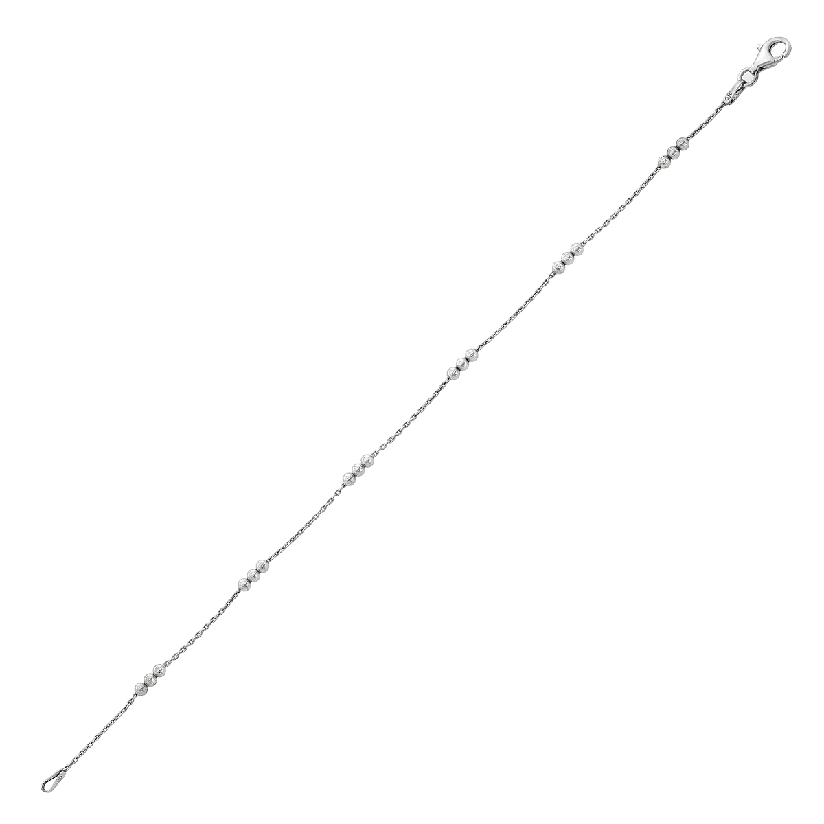 Pulsera en plata Ley 925, 19 cm. de largo - Colección Sueños