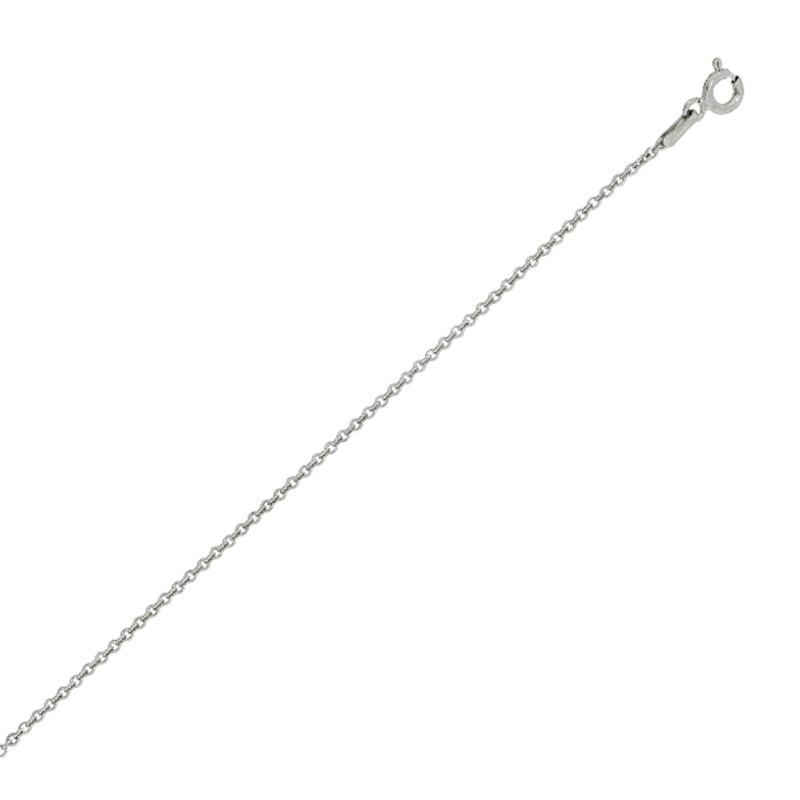 Pulsera en plata Ley 925, 19 cm. de largo, 1 mm. de ancho