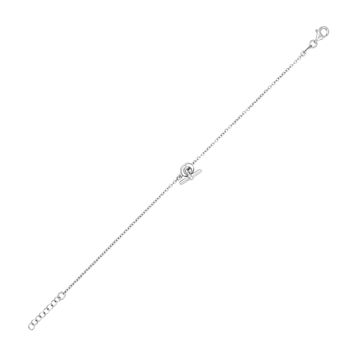 Pulsera en plata Ley 925, 17 cm. de largo - Colección Sueños
