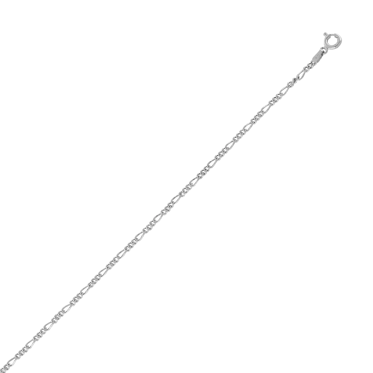 Pulsera en plata Ley 925, 19 cm. de largo