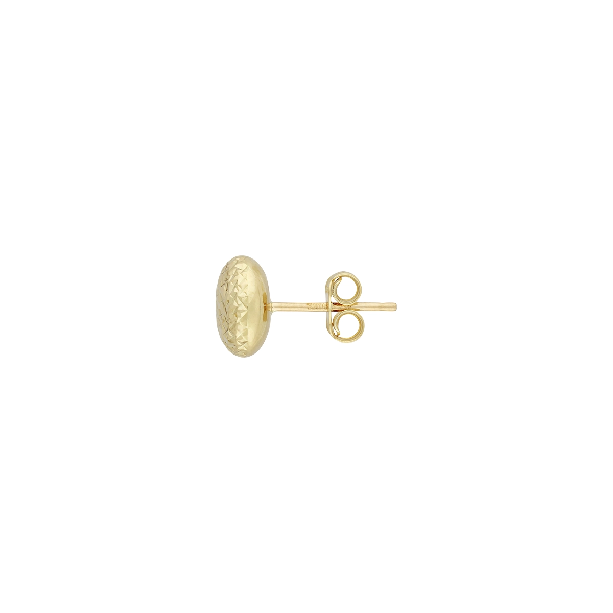 Topos en oro amarillo de 18 Kilates con visos, Figuras geométricas, 8.50 mm. de ancho