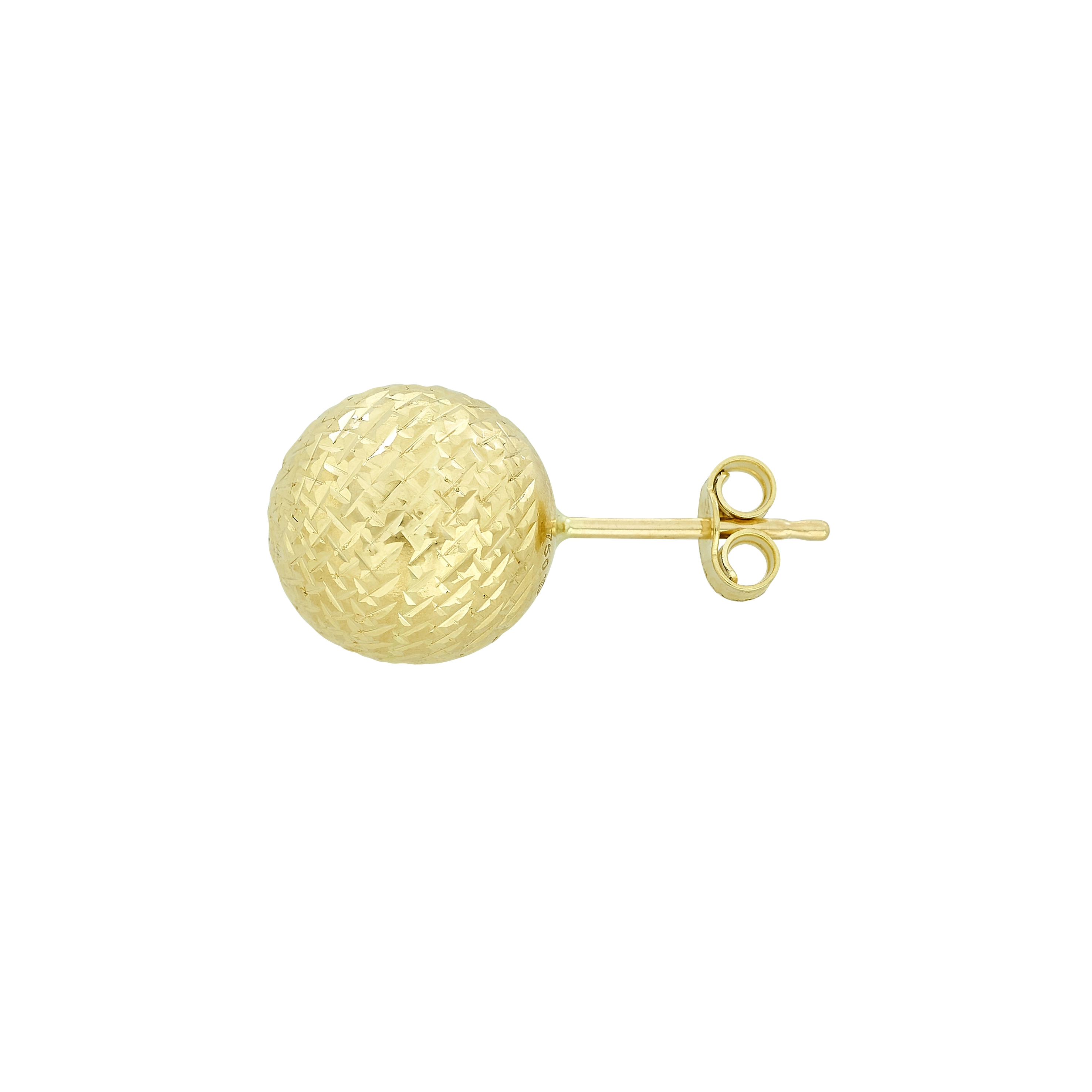 Topos en oro amarillo de 18 Kilates con visos, Figuras geométricas, 10 mm. de ancho