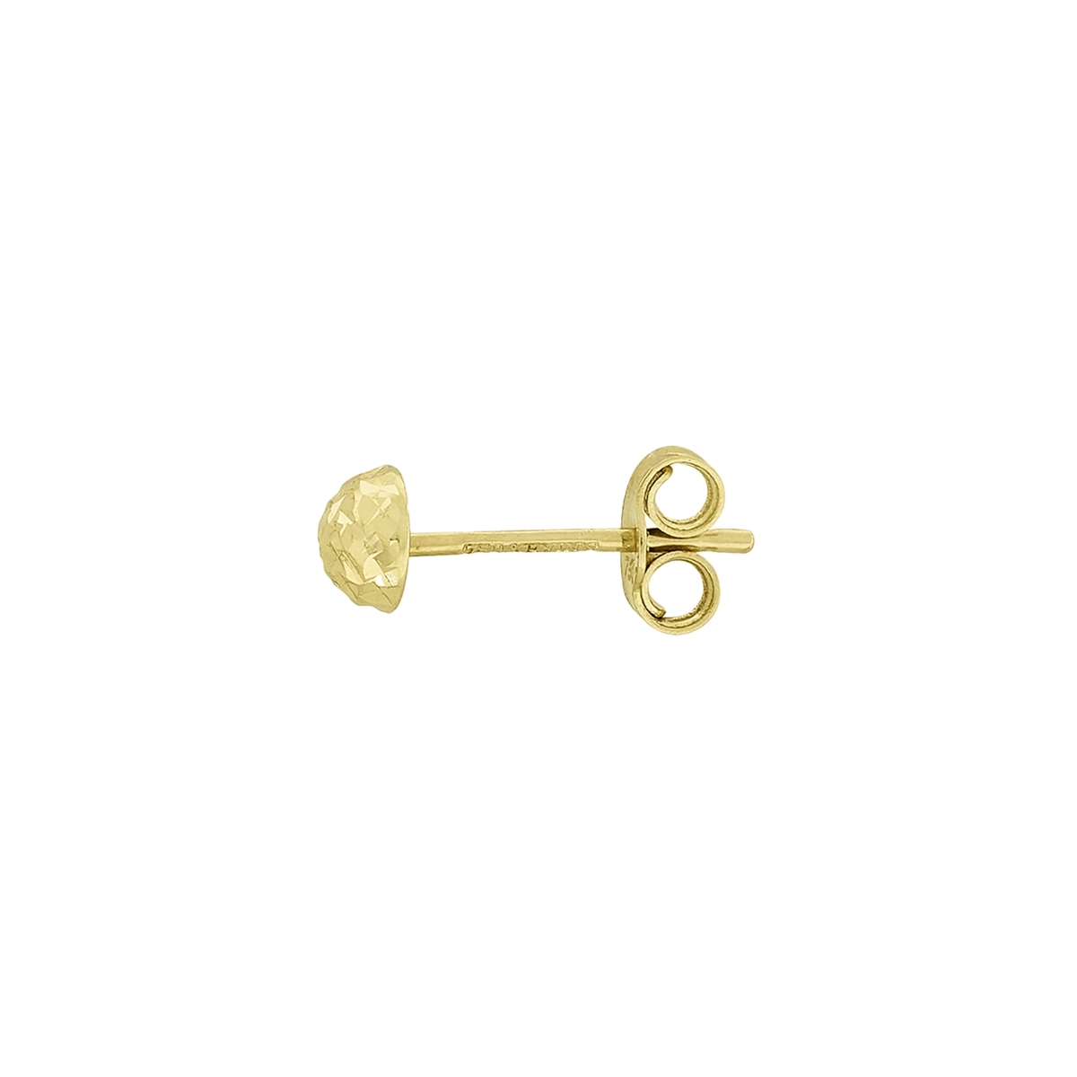 Topos en oro amarillo de 18 Kilates con visos, Figuras geométricas, 4 mm. de ancho