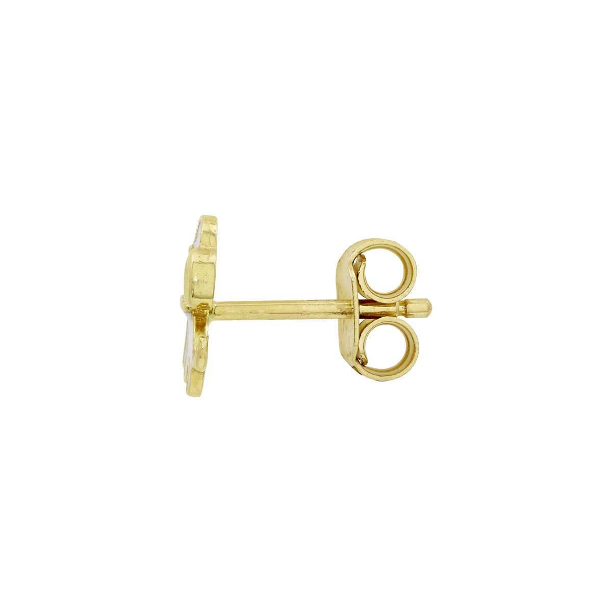 Topos de peroos en oro amarillo de 18 Kilates