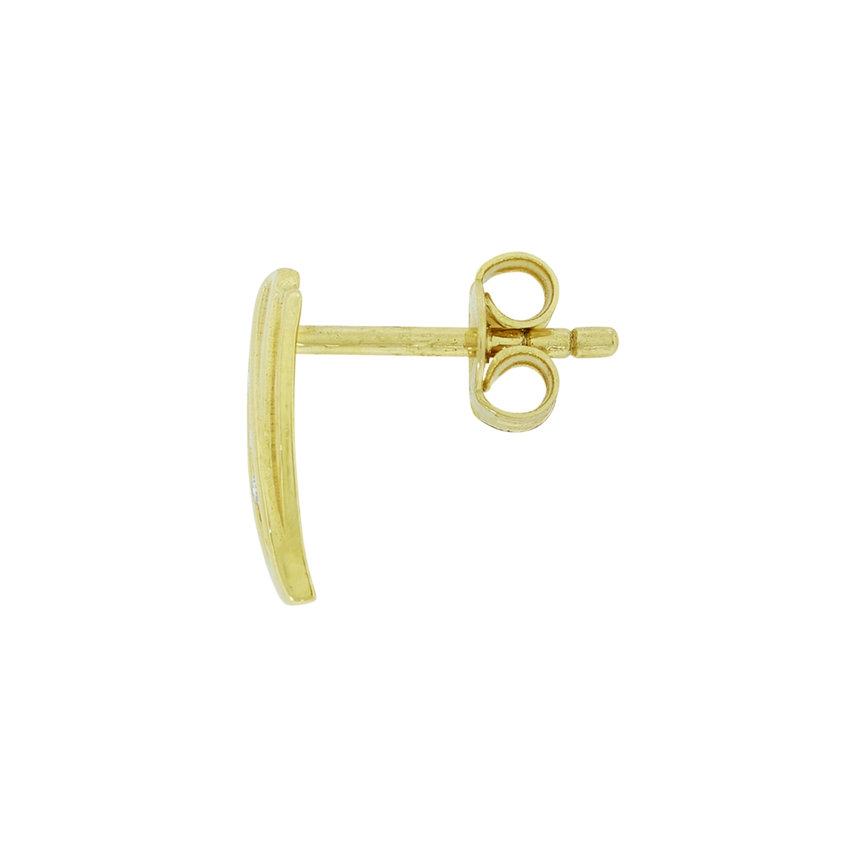 Topos en oro amarillo de 18 Kilates, Barra, con diamantes de 0.03 Ct