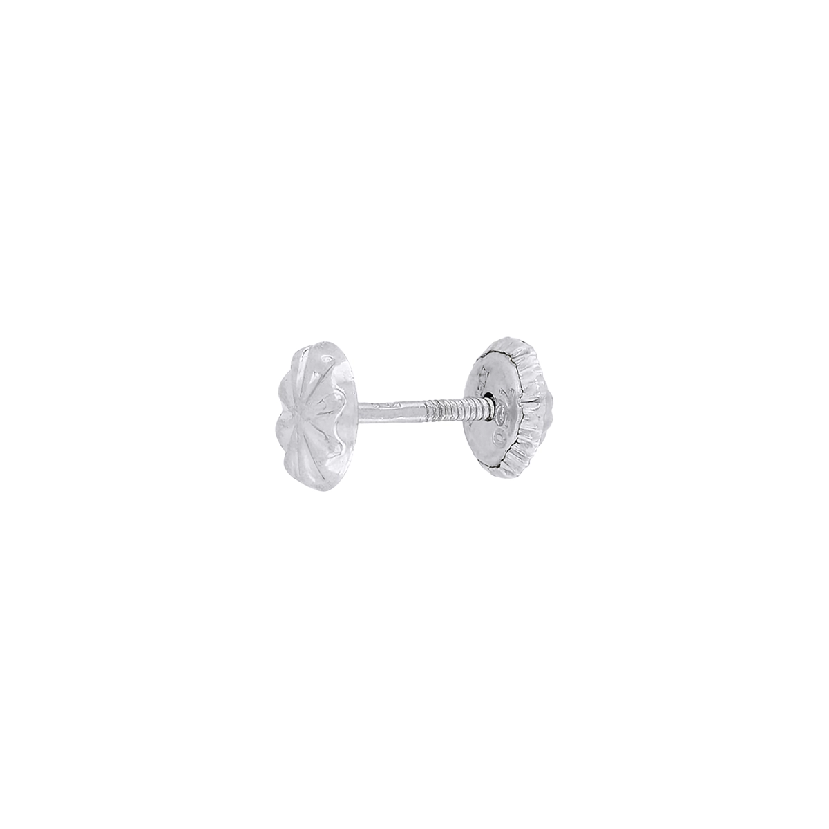 Topos en oro blanco de 18 Kilates, Figuras geométricas, 5 mm. de ancho