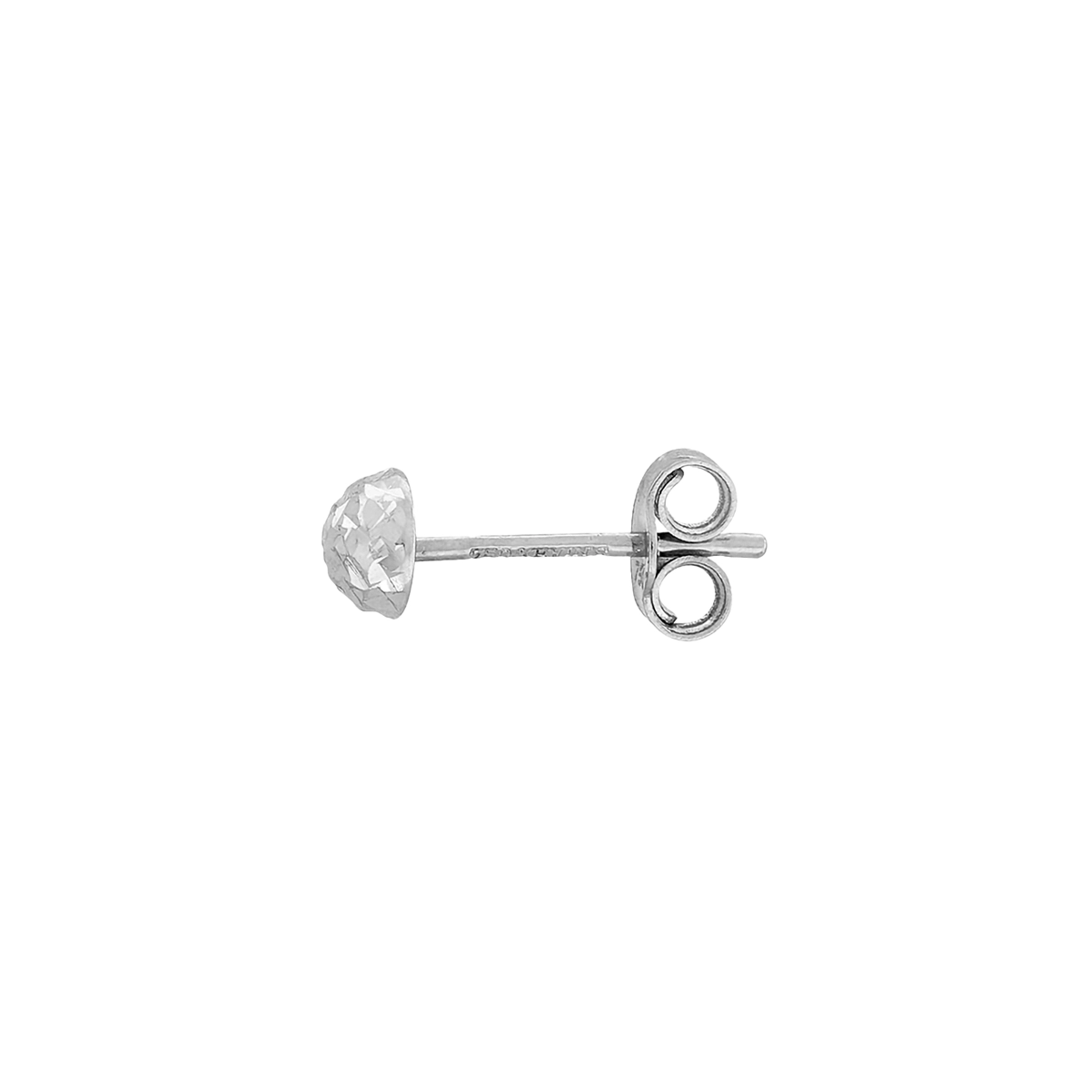 Topos en oro blanco de 18 Kilates con visos, Figuras geométricas, 4 mm. de ancho