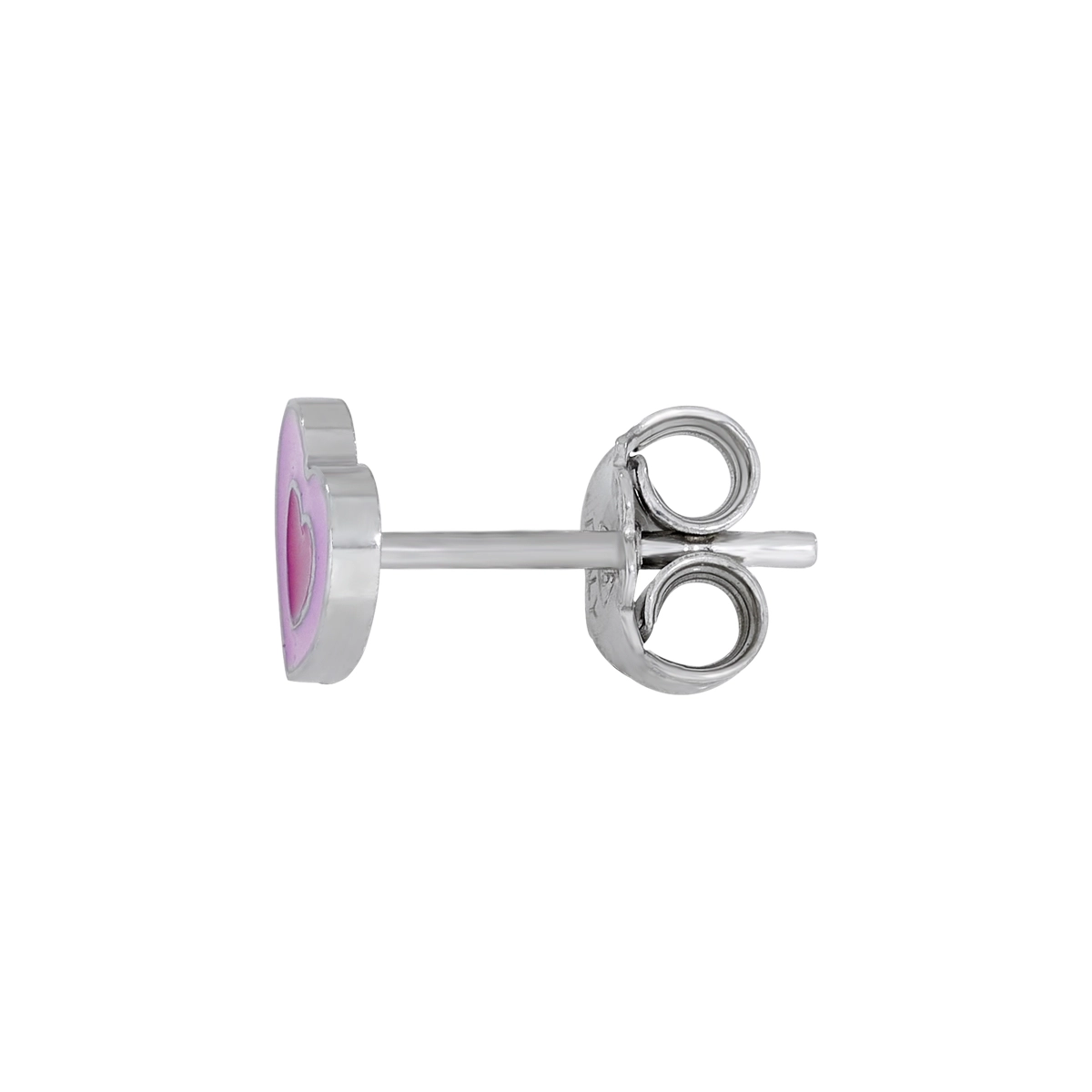 Topos de corazón en plata Ley 925, esmaltado - Coleccion Sueños