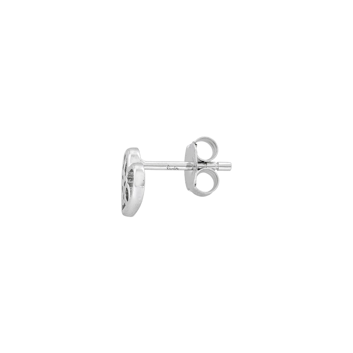 Topos en plata Ley 925, Corazón, 8 mm. de ancho