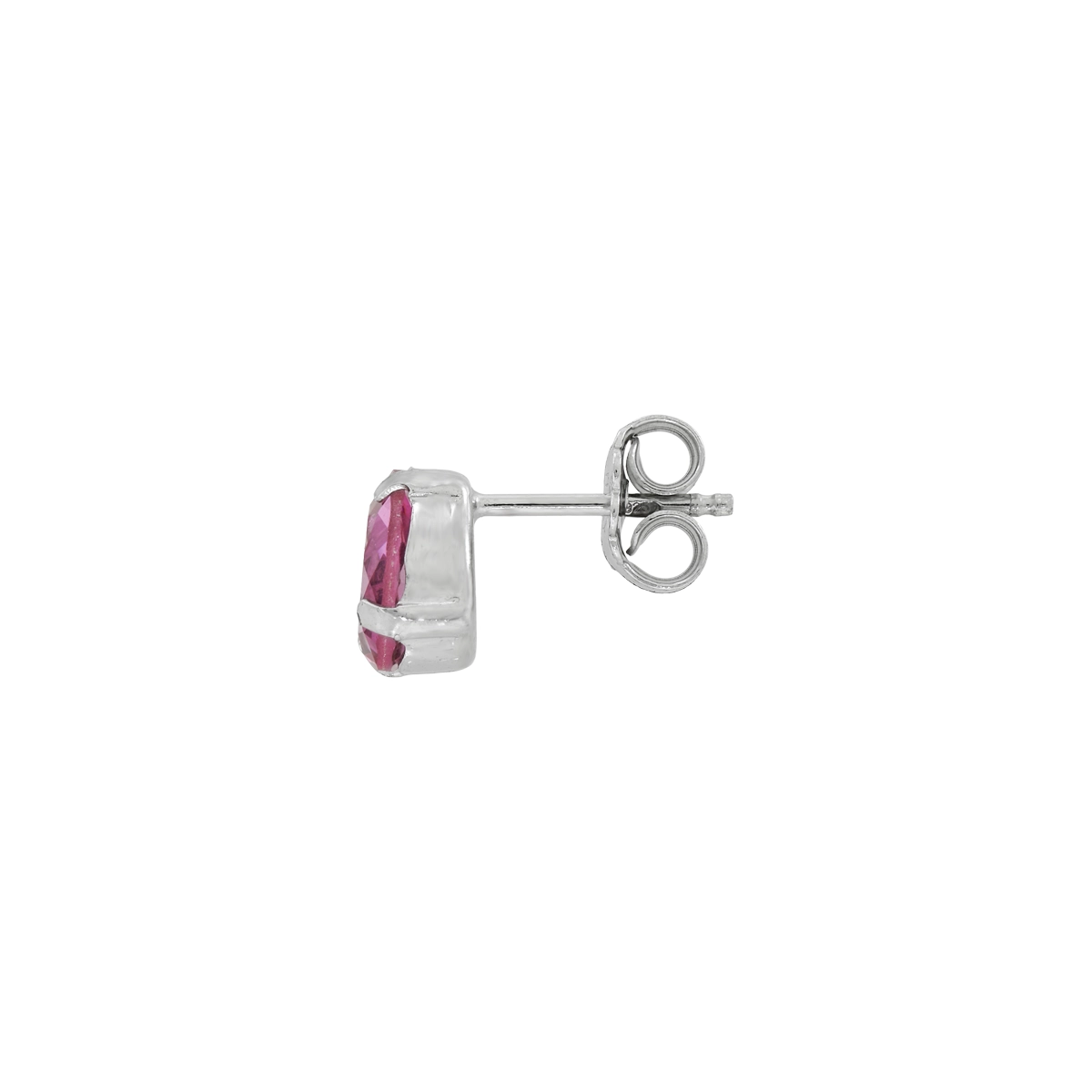 Topos studs en plata Ley 925, con 2 cristales centrales, de la coleccion Sueños