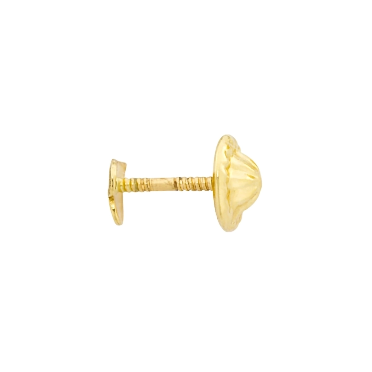 Topos en oro amarillo de 18 Kilates satinado, Corazón, 3.50 mm. de ancho