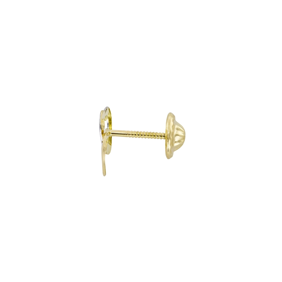 Topos en oro amarillo de 18 Kilates, Corazón, 4.50 mm. de ancho