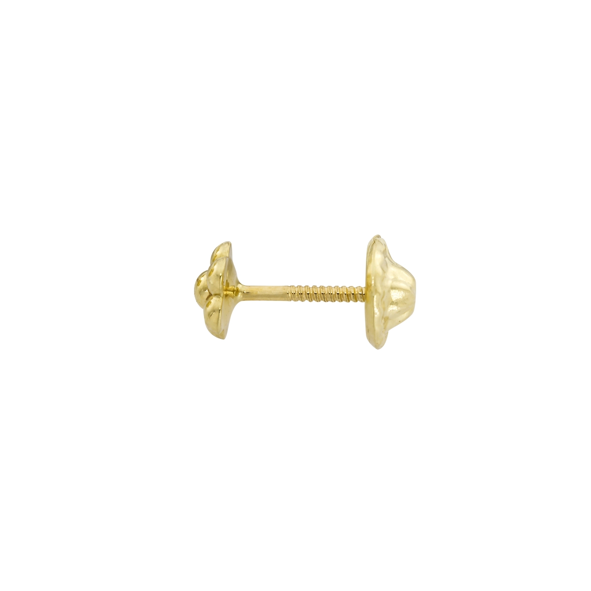 Topos de flores en oro amarillo de 18 Kilates