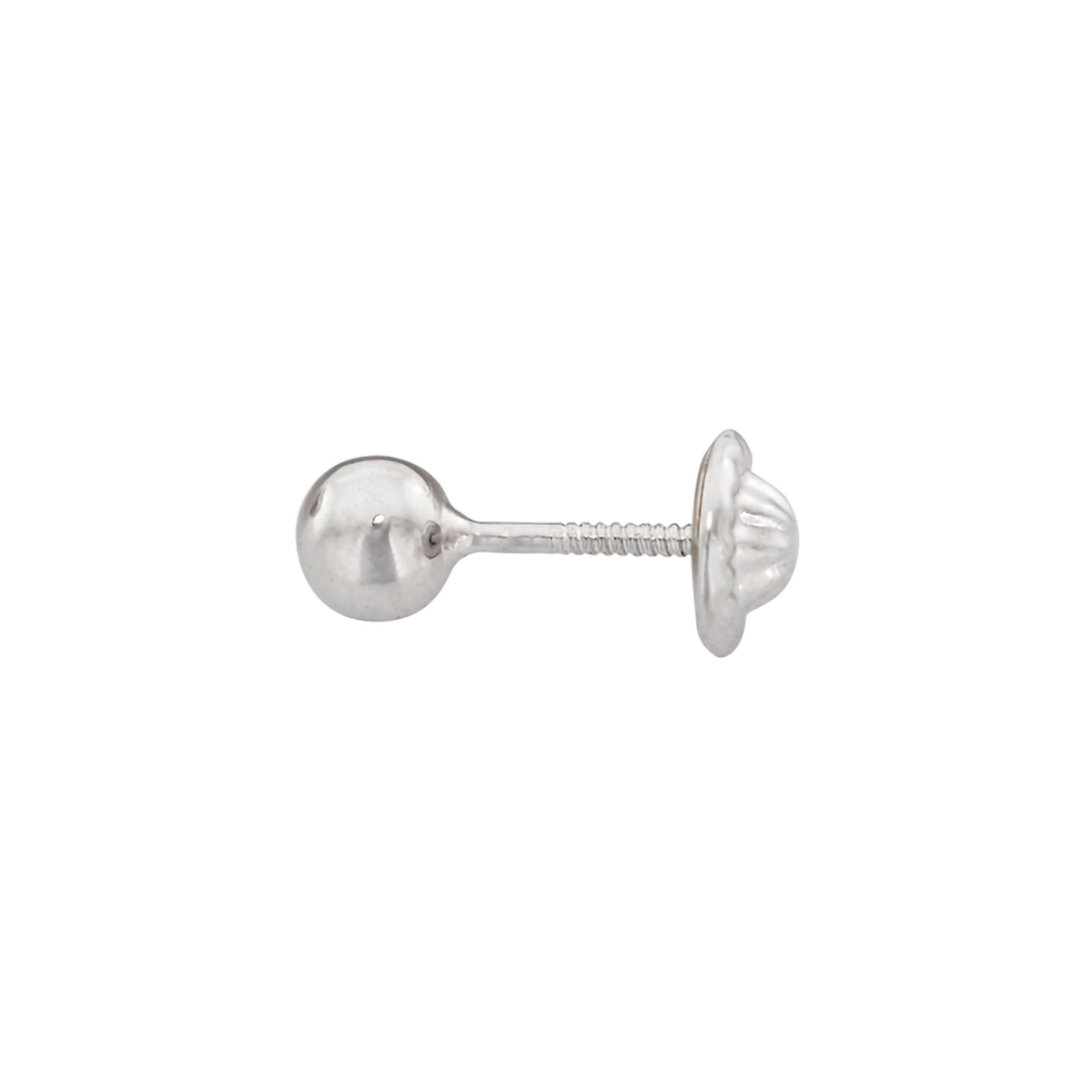 Topos en oro blanco de 18 Kilates, Figuras geométricas, 4 mm. de ancho
