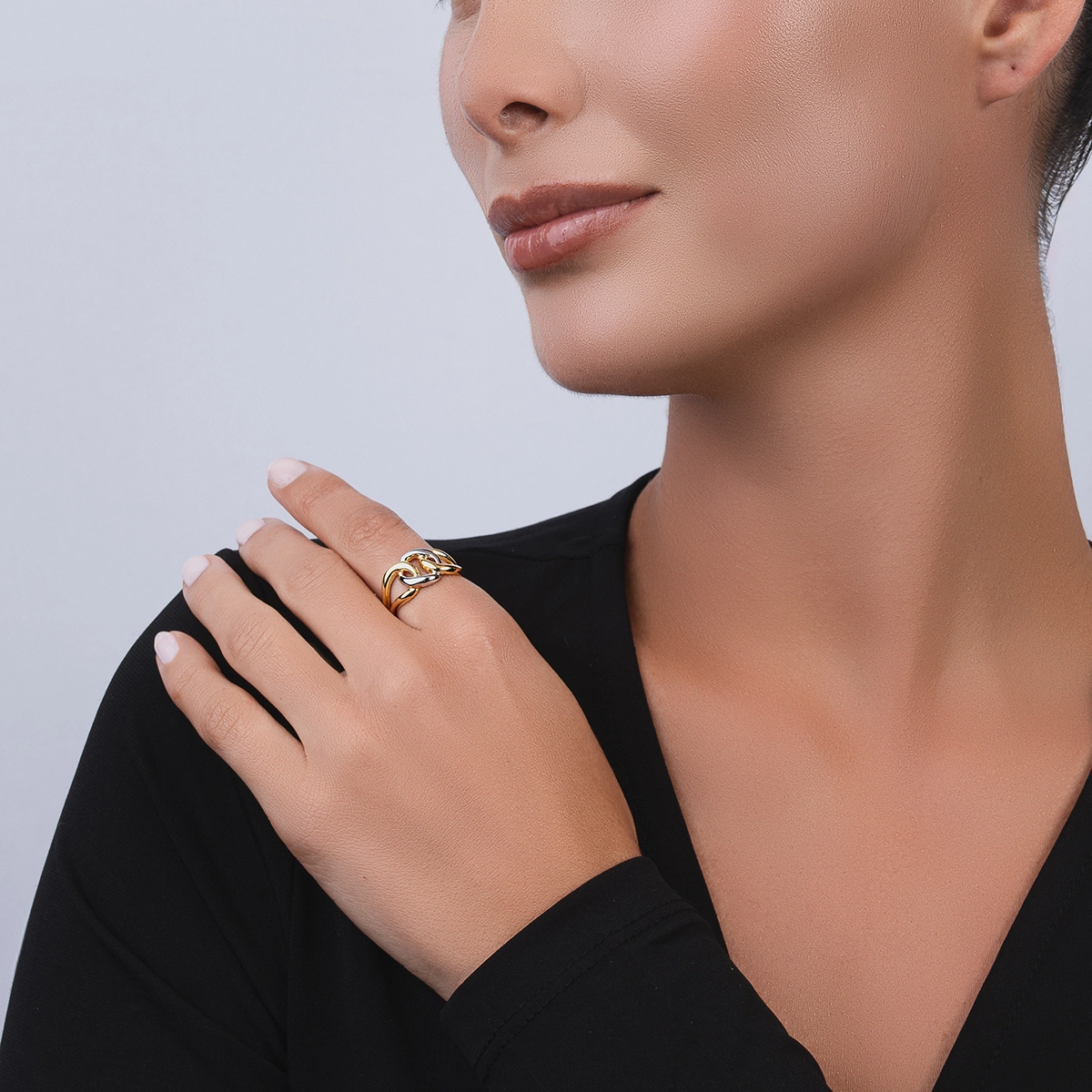 Anillo en oro amarillo de 18 Kilates
