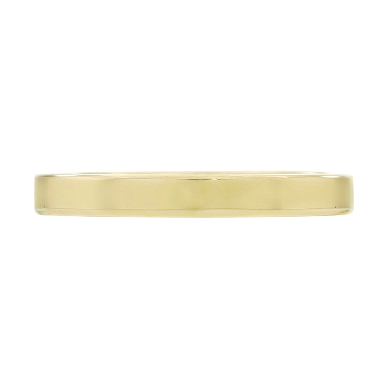 Argolla en oro amarillo de 18 Kilates, Plana, 3 mm. de ancho