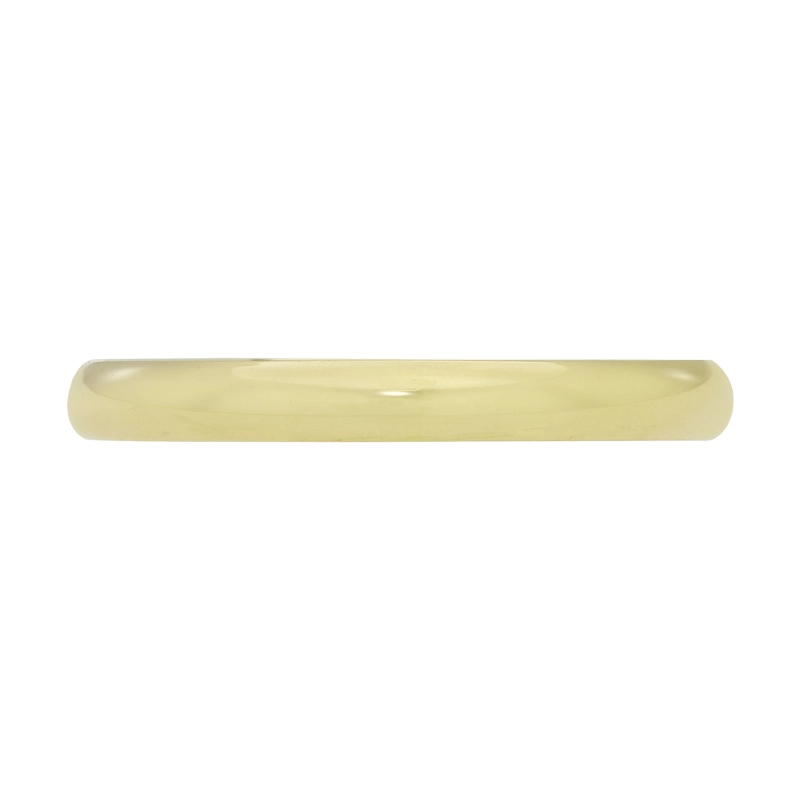 Argolla en oro amarillo de 18 Kilates, 1/2 caña, 2.50 mm. de ancho