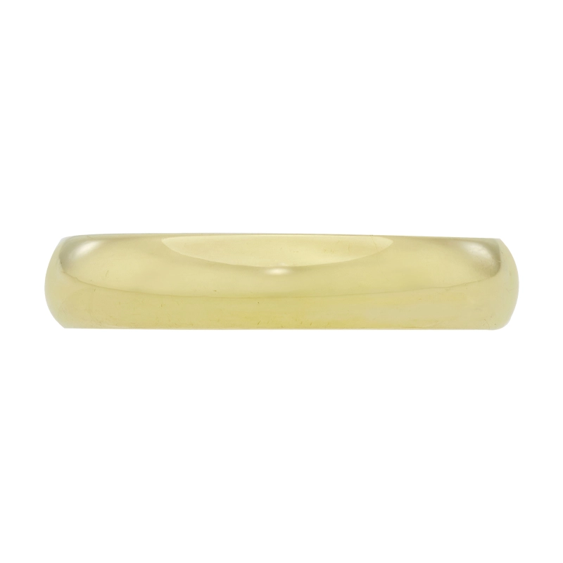Argolla en oro amarillo de 18 Kilates, 1/2 caña, 5 mm. de ancho