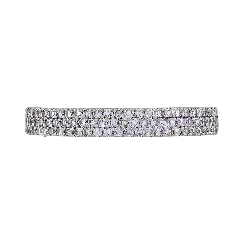 Argolla en oro amarillo de 18 Kilates, con diamantes de 0.29 Ct