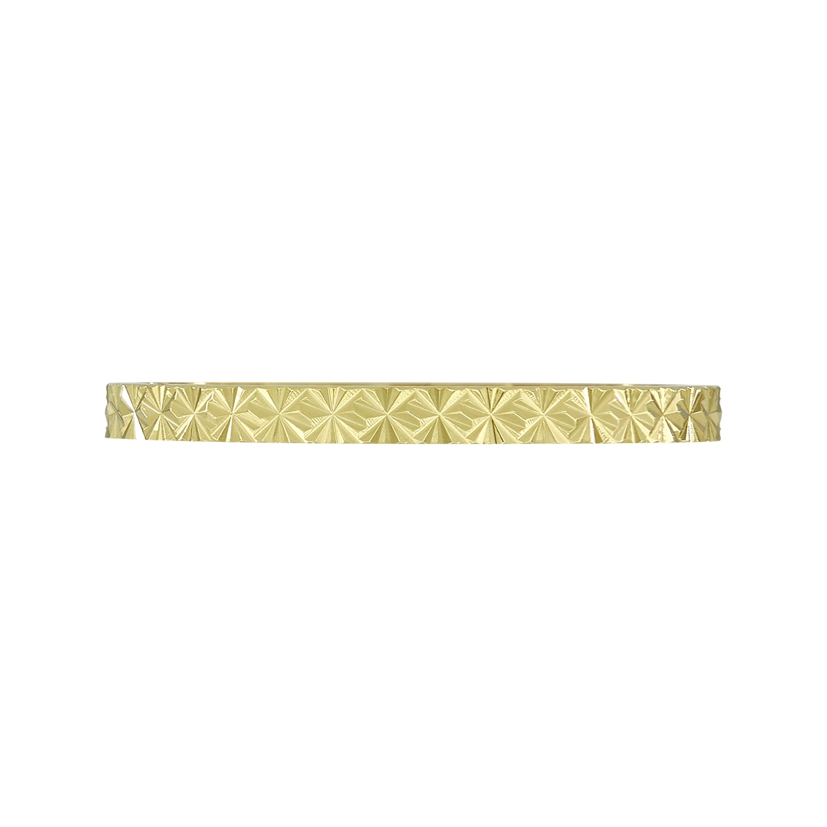Argolla en oro amarillo de 18 Kilates con visos, Plana, 1.50 mm. de ancho