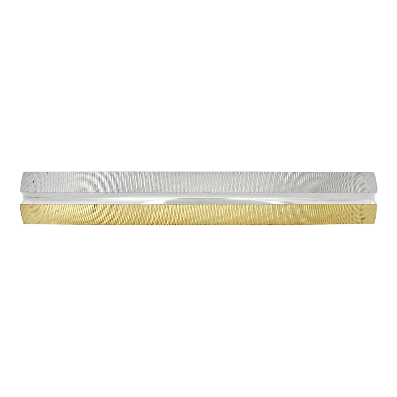 Argolla en oro amarillo de 18 Kilates con visos satinado, 1/2 caña, 3.50 mm. de ancho