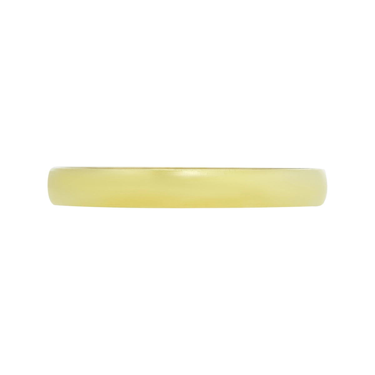 Argolla en oro amarillo de 18 Kilates, 1/2 caña, 3 mm. de ancho