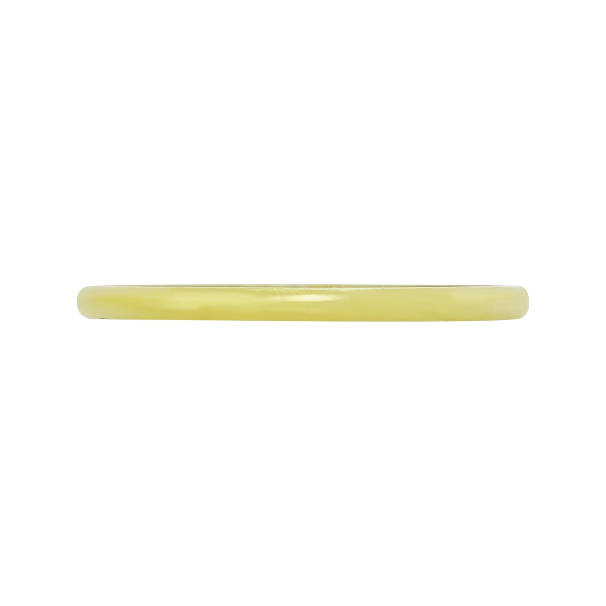 Argolla en oro amarillo de 18 Kilates, 1/2 caña, 1.80 mm. de ancho
