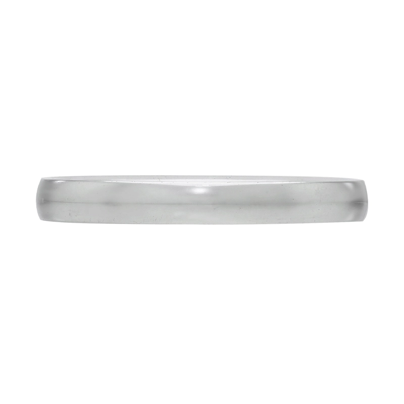 Argolla en oro blanco de 18 Kilates, Plana, 3 mm. de ancho