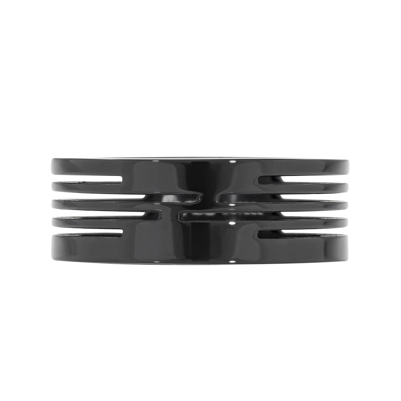 Argolla en acero, Plana, 8 mm. de ancho, de la coleccion Forza