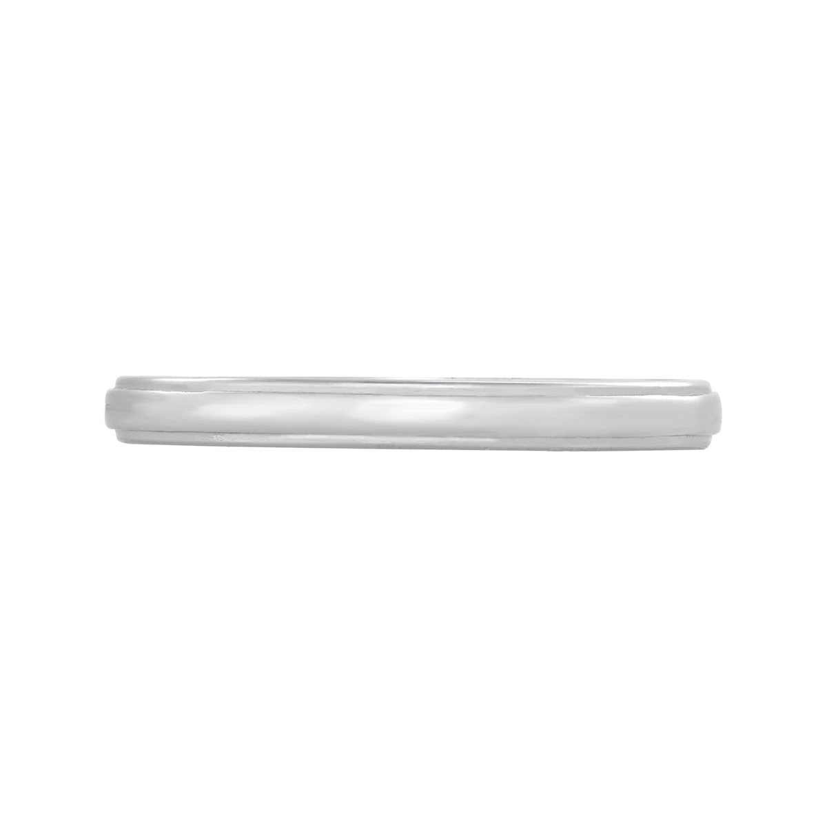 Argolla en plata Ley 925 con visos, Plana, 2.50 mm. de ancho, de la coleccion Sueños