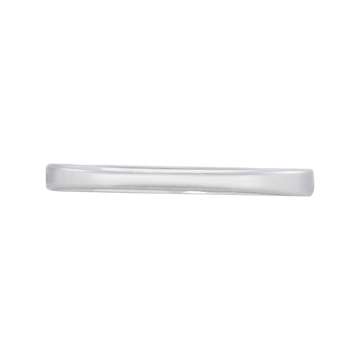 Argolla en plata Ley 925 diamantado, Plana, 2.50 mm. de ancho, de la coleccion Sueños