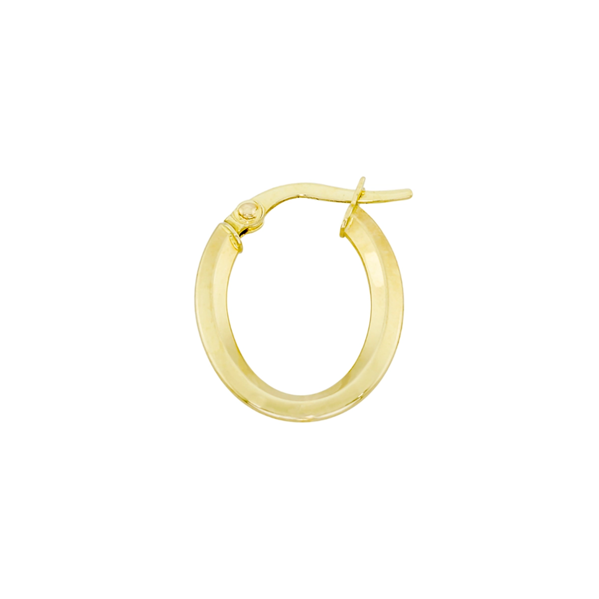 Candongas en oro amarillo de 18 Kilates, Angulo, 1.50 mm. de ancho